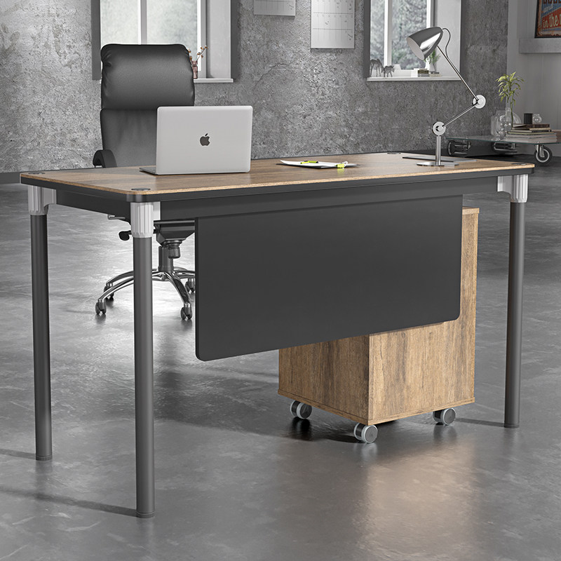 Office furniture brief modern desk single position staff table manager desk chair combination