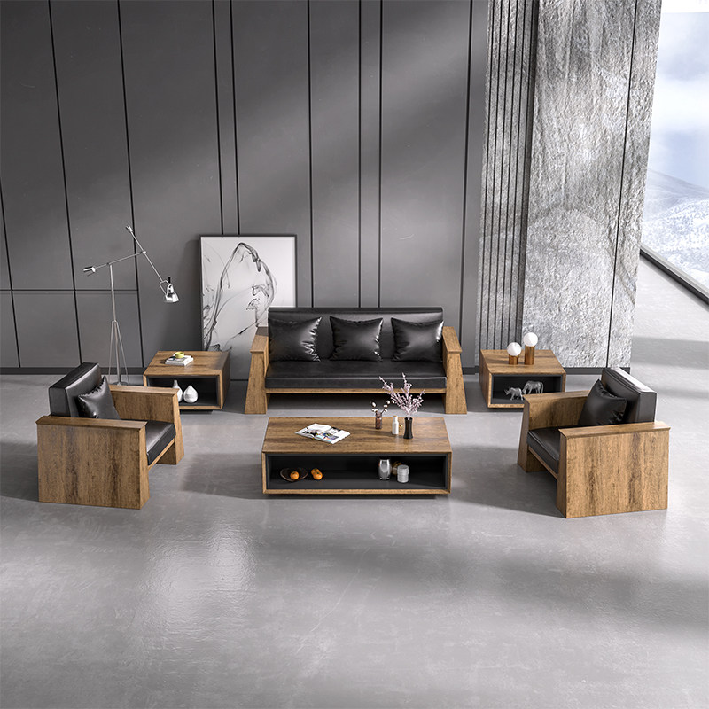 Senhostages Office Small Household Type Sippi Sofa Office Reception Relaxation Area Sofa Creative Profiled Sofa Combination