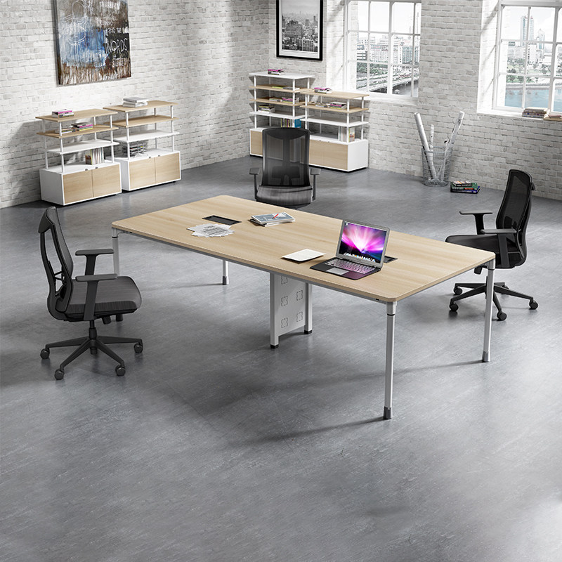 Conference Table Long Table Training Table Desk Sub-Plate Rectangular Large Minima Modern Negotiate Table And Chairs Combination
