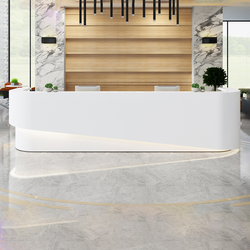 Paint front desk welcome reception desk Special-shaped consultation desk Cashier bar table table company bar desk desk can be customized