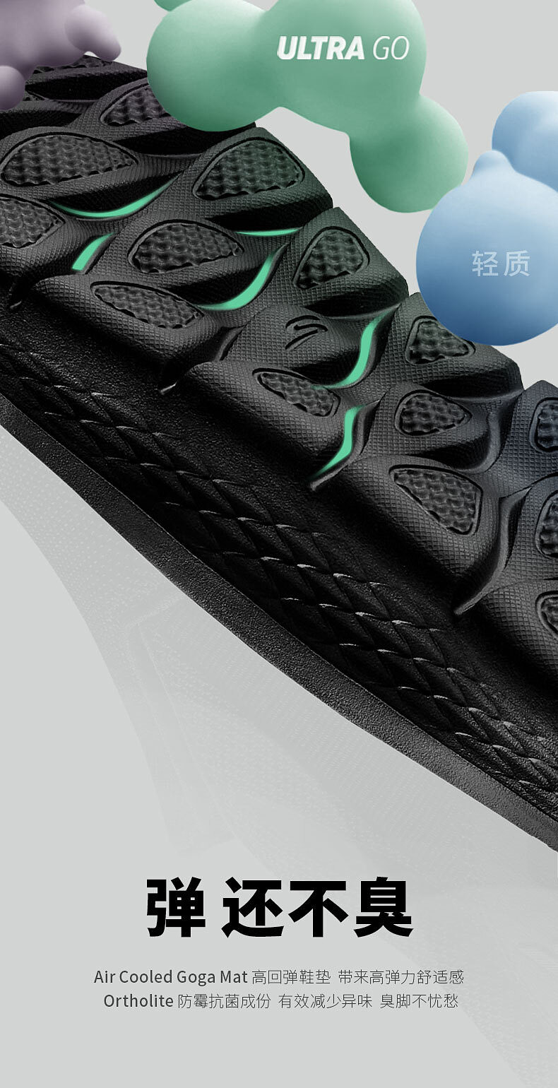 Энергичный обувь skechers斯凯奇男鞋秋季运动休闲鞋回弹一脚蹬懒人鞋缓震健步鞋子