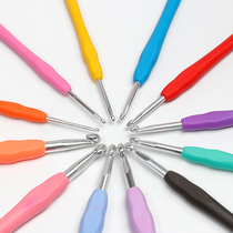 Soft Handle Handmade Metal Stainless Steel Wool Thread Single Head Hook Needle Crochet Hook Needle Tool Suit Sweater Stitch Knitted Slipper Scarf