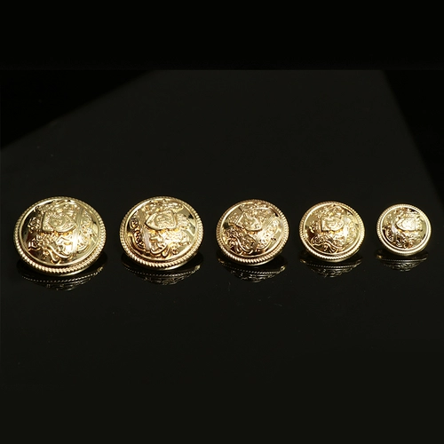 Металлическая пуговица с короной, аксессуары, пуговица для пальто, ретро, ​​школьная форма в студенческом стиле, мужская пуговица для костюма, серебряная круглая пуговица