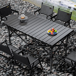 Folding Table Portable Outdoor Camping Table and Chair Combination picnic table egg roll table barbecue table night market stall table