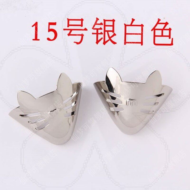 Shoe tip pullover foot tip safety damage metal decorative toe leather shoes leather leather bag toe pointed shoes