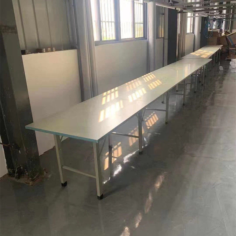 Clothing factory workshop special flow table flow trough sewing machine next to the small table flow table with shelf - Taobao