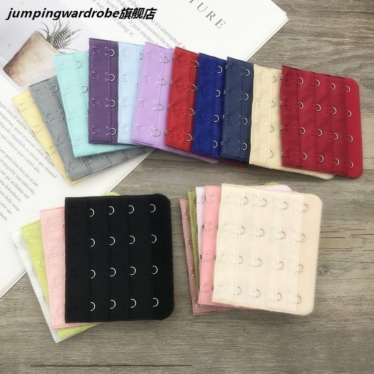 Four rows of four buttons 7 5 cm Extended buckle lengthened buckle Buttoned Back Button 4 Rows of Enlarged Underwear bra pick up