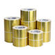 Noma Three-Proof Thermal Sublimation Gold Paper Label Paper Self-Adhesive Barcode 60*40 30 20 50X70 80 Printing Paper Waterproof Oil-Proof Tear-Resistant Fixed Asset Matte Gold Thermal Label Sticker