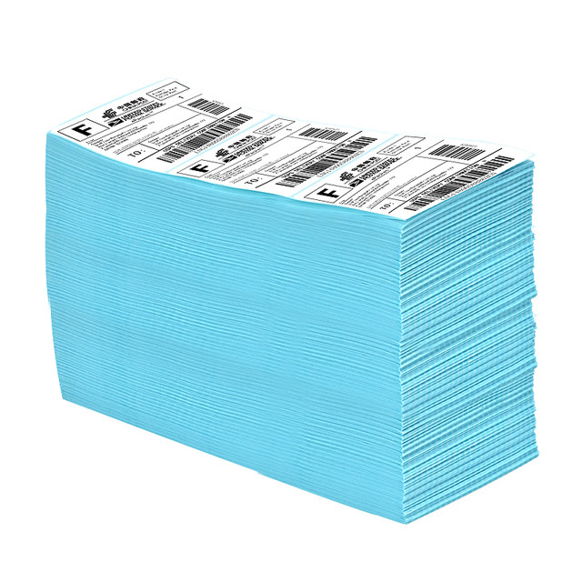 Noma Foldableing E-Mail Thermal Paper 100*100*150 Three-Proof Self-Adhesive Label Paper Cross-Border E-Commerce Aliexpress Stacking Label Printing Paper X100X150 Sticker Postal Express Small Bag