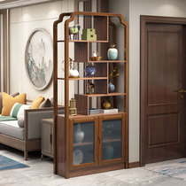 New Chinese wine cabinet entrance hall cabinet partition cabinet modern living room multifunctional storage Hall decoration cabinet