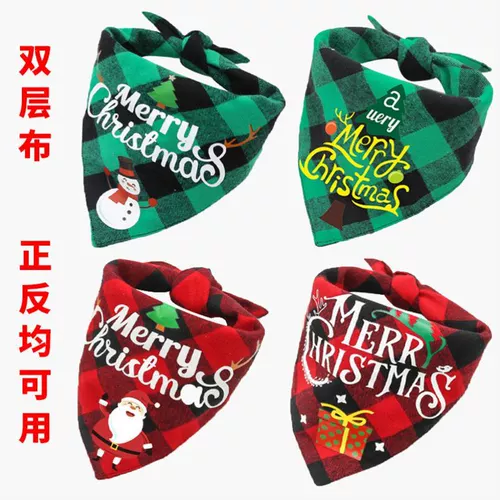 Рождественский шарф, слюнявчик, дудоу, двухэтажный чокер