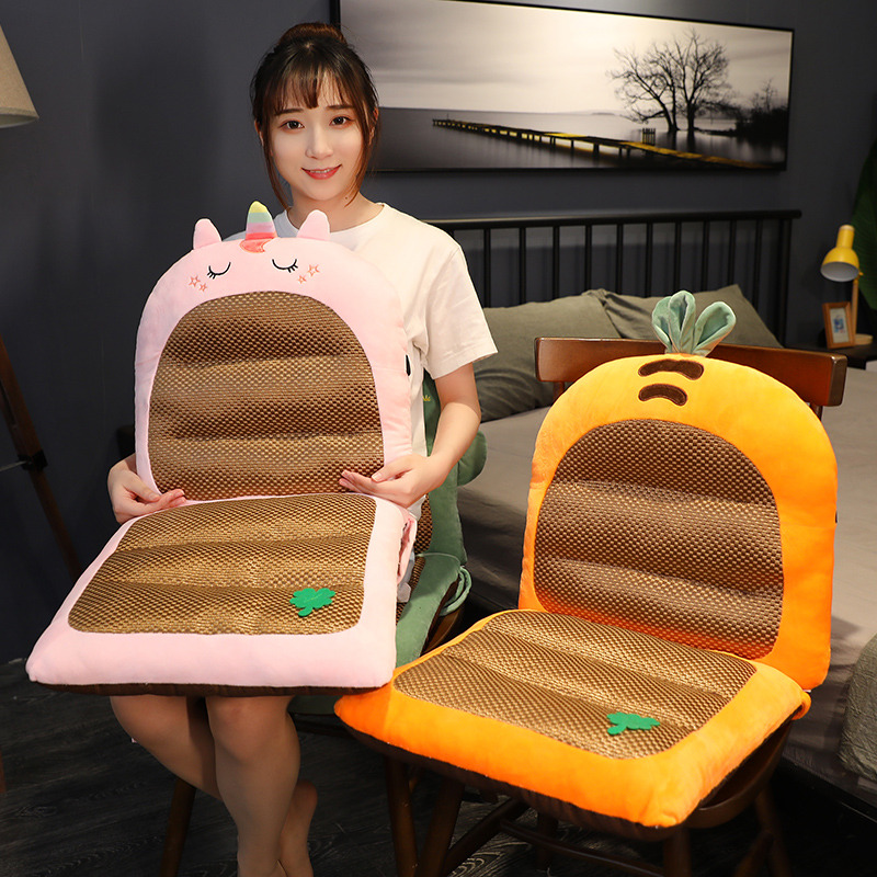 School car cushion driver's license special short height sub heightening driving test car cushion back integrated summer girl cool mat seat cushion sub
