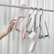 Multifunctional balcony simple shoe rack hanging creative ins wind shoes drying rack hook drying rack drying rack