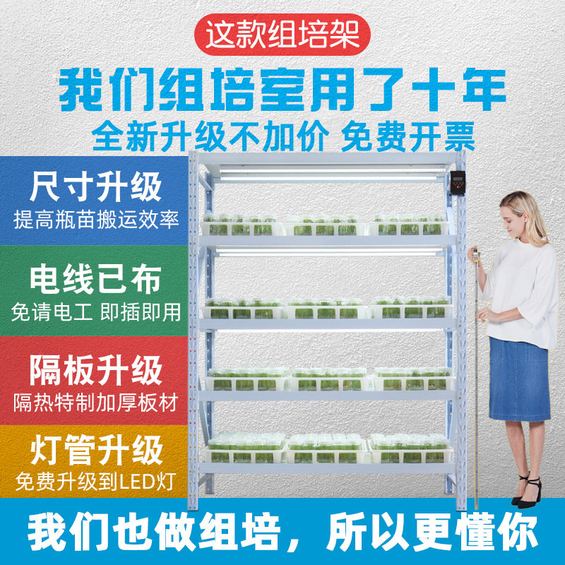 组培架led灯育苗光照培养架植物组织培养兰花康倍斯无糖组培套装