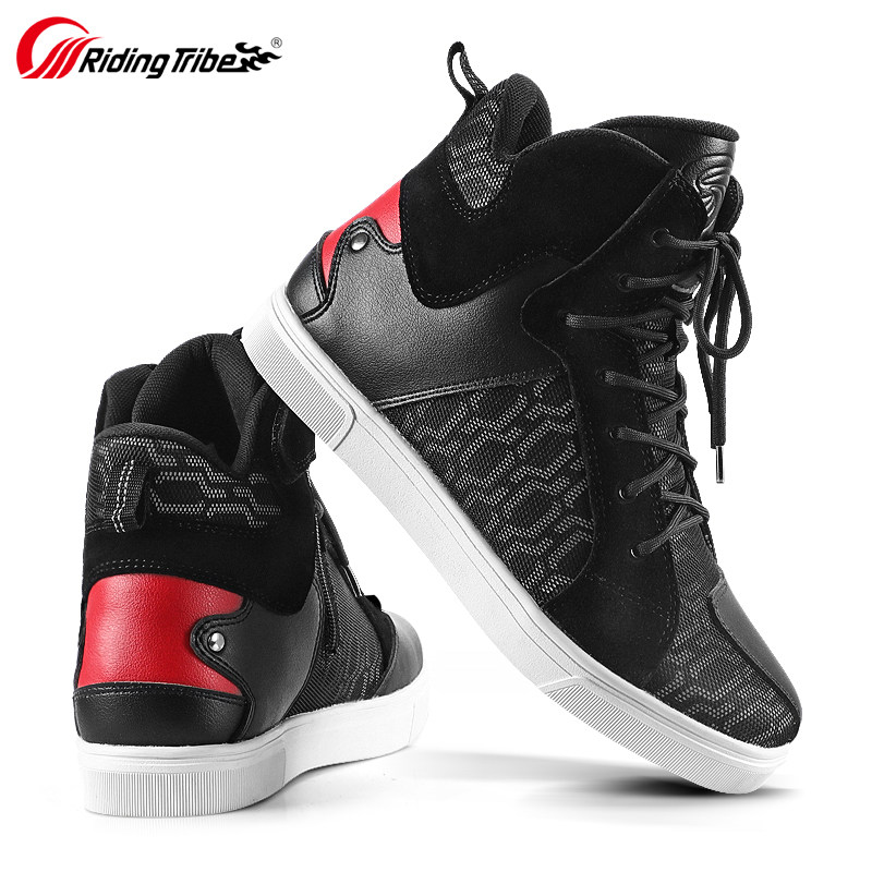 Riding shoes men's motorcycle casual riding boots four seasons universal waterproof anti-drop anti-collision racing winter knight shoes