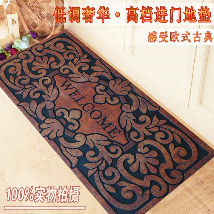 Eurostyle villa door cushion floor cushion for outdoor anti-slip footbed door rub against dirt rubber strip large carpeted into the door to rub foot