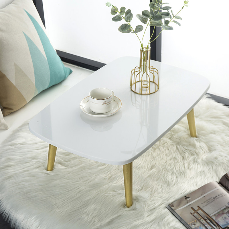 Nordic Marble bay window small coffee table Light luxury Tatami Simple household low table Kang table Windowsill floor table