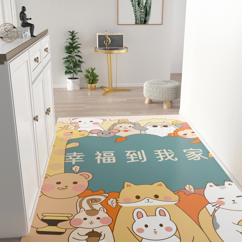 Entry doormat door door door door door door door wipe door door waterproof pvc wash-free kitchen pad