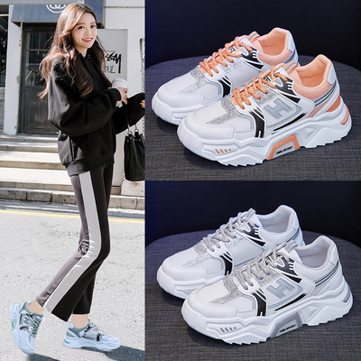 女士跑步鞋运动鞋跑步鞋老爹鞋休闲鞋女鞋