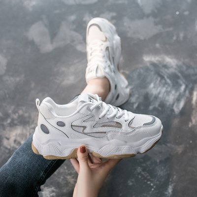 女士韩版老爹鞋运动鞋增高小白鞋休闲女鞋