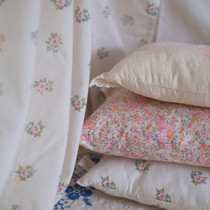 New boutique wins Korean wind Mori series sweet and broken flowers Children pure cotton soft pillows with detachable