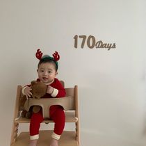 ins net red children growth dining chair baby multifunction adjustable solid wood chair parent-beech wood baby chair