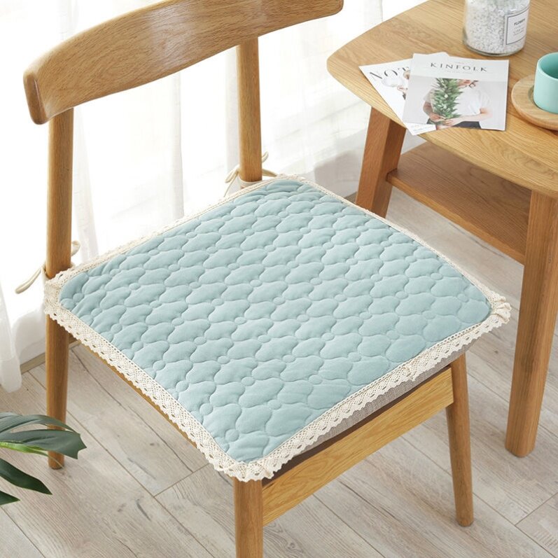 Horseshoe Shaped Chair Cushion Tea Cushion Ins chair cushion solid wood cloth art dining chair cushion breathable anti-slip butt cushion