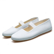 Childrens white shoes white cloth shoes dance shoes campus performance shoes nurse shoes white net shoes canvas shoes gymnastics performance shoes