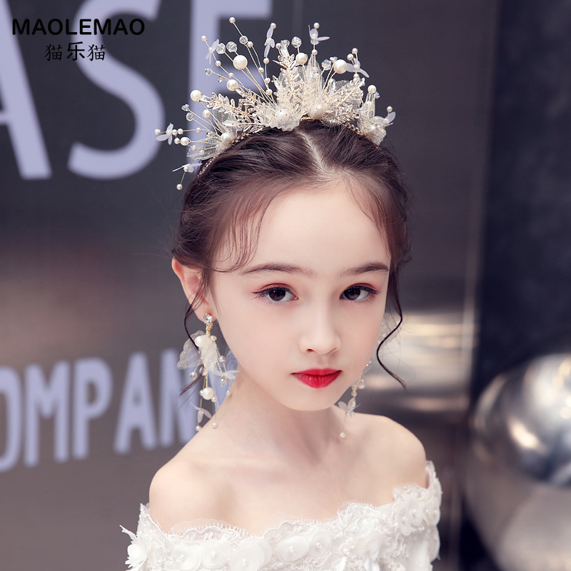 Crown Immortals Super Sensen Department of Korean style Children's head Princess Girl Birthday Girl Birthday Cute Princess Hair Hoop Sufia
