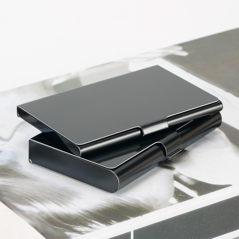 EHRENMANN Slim Business Card Holder Men's Creative Business Card Holder Ladies Metal Business Card Holder Business Gifts