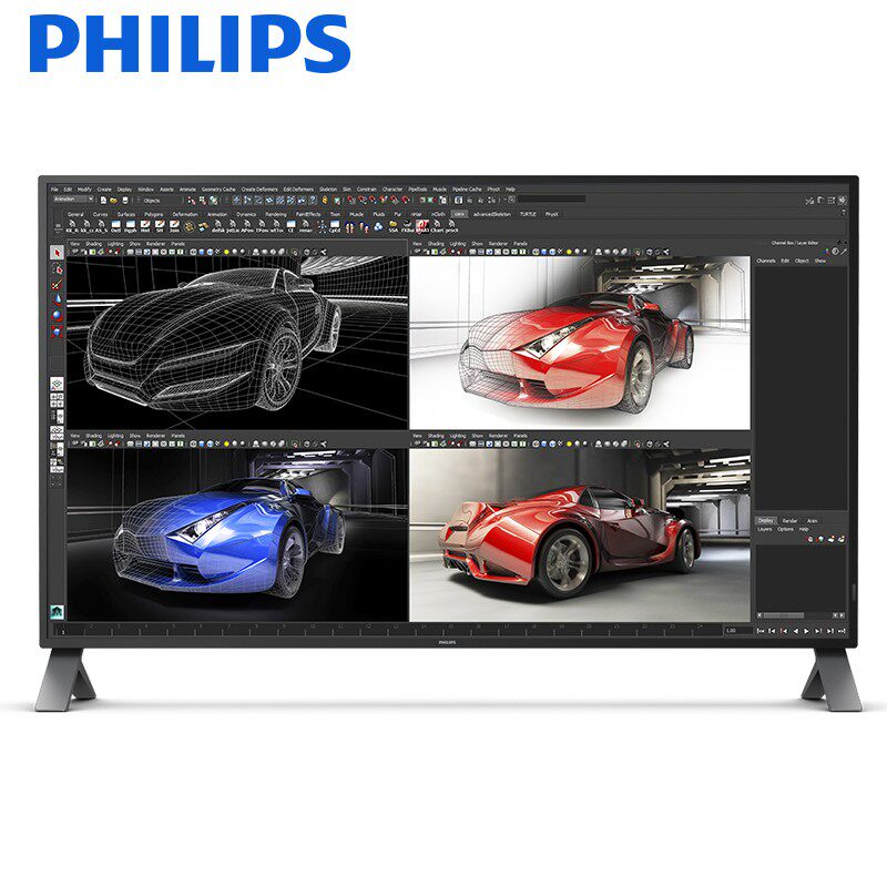 Philips 438P1 43-inch 4K Ultra HD multi-window IPS hard screen display dual DP dual HDMI for stock speculation