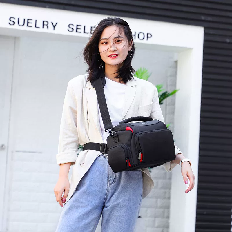 Легкая сумка для фотосъемки Sony Micro Single Anti -shoulder A6400/A6000/A7M3/A7R2/A9 fashion photography bag