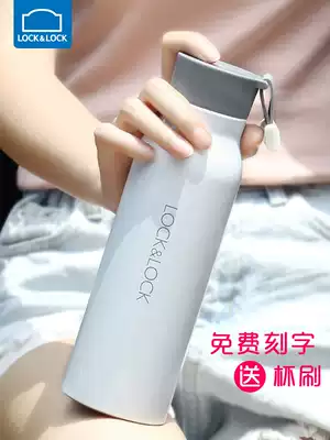 Music clasp mug buckle thermos female flagship store students simple stainless steel cup customized large capacity portable cup men