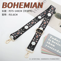 3,8 см-черные цветы