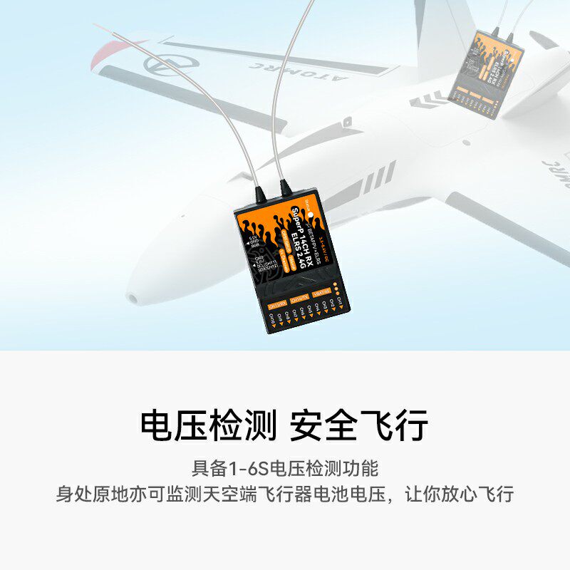 BETAFPV SuperP 14CH分集接收機穿越機遠航長距離2.4/915/868GHz