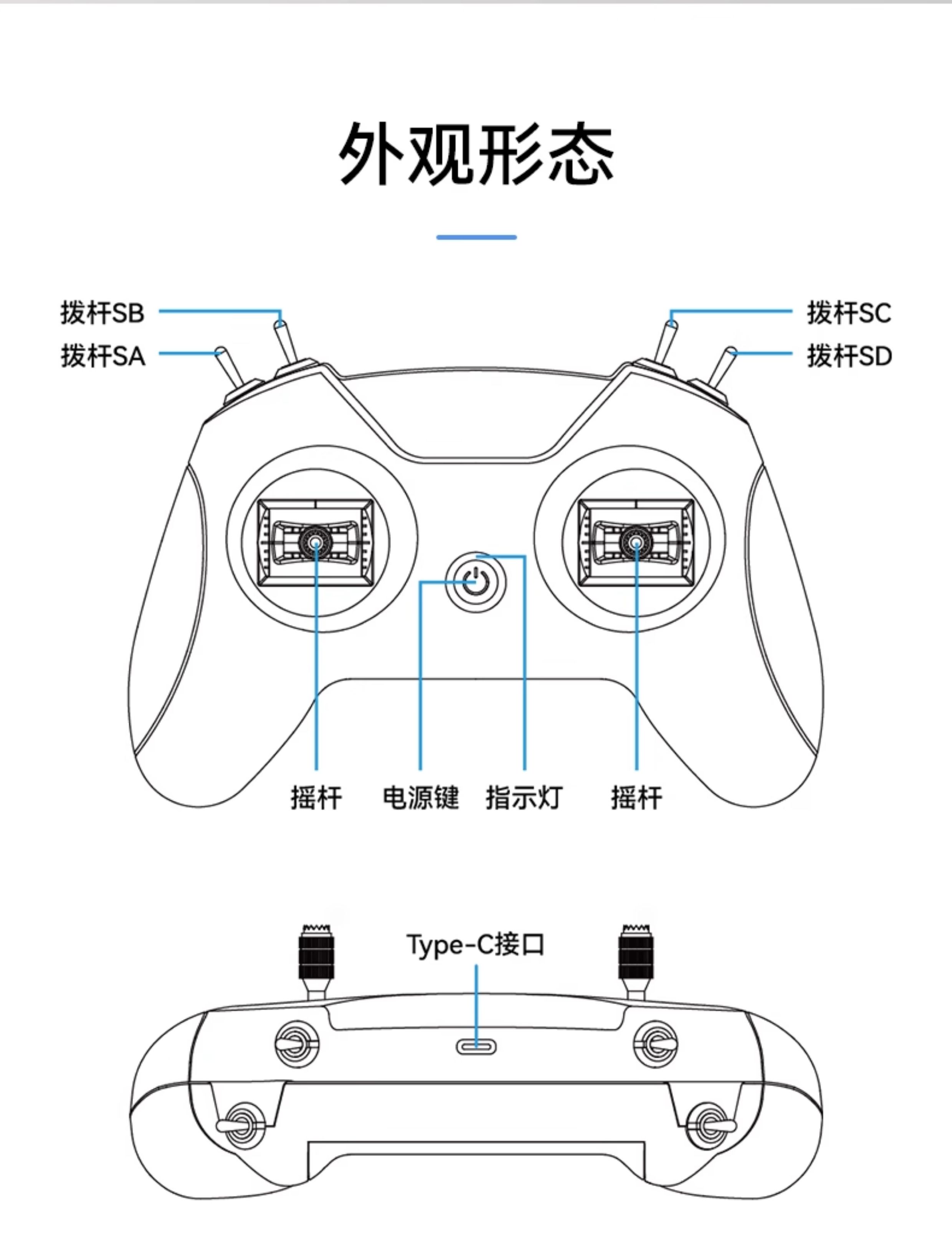 BETAFPV LiteRadio 2 SIM航模遙控器鳳凰RC8穿越機模擬器手柄