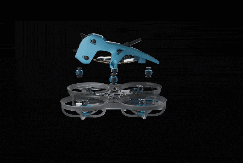 BETAFPV Meteor65 Pro II高畫質數傳無刷整機FPV穿越機搭載O4廣角版
