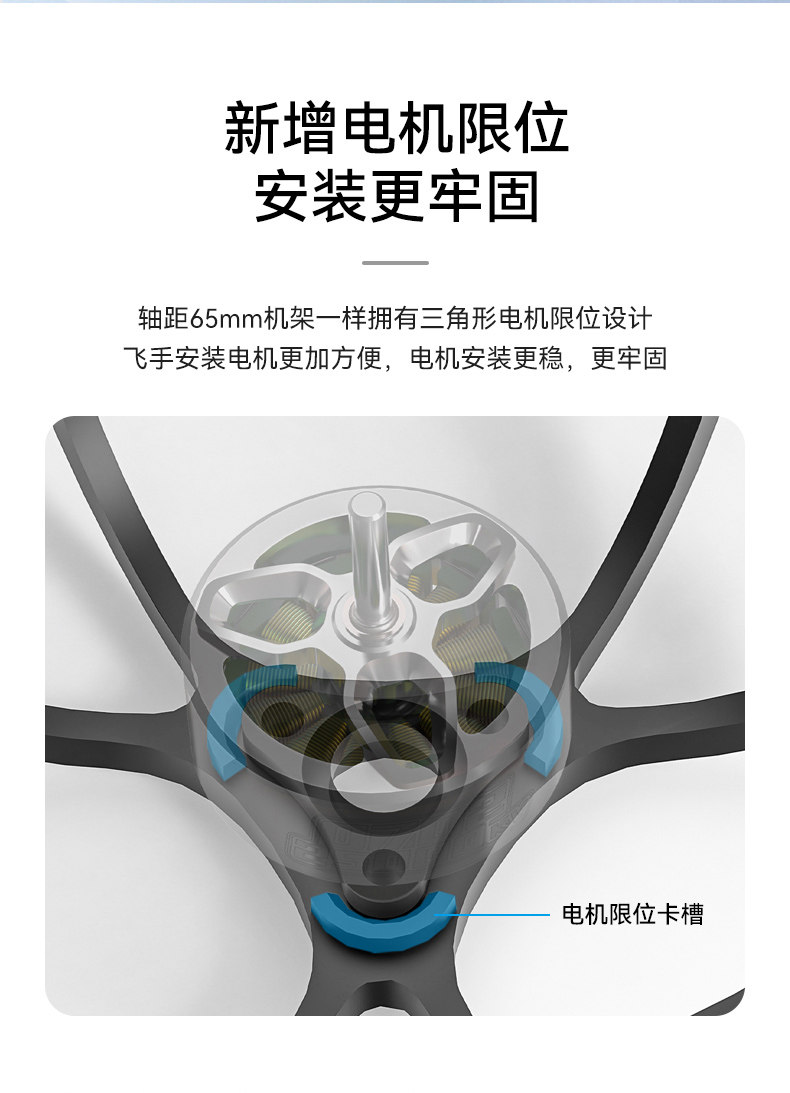 BETAFPV  Air65無人機機架fpv四軸飛行器無刷競速穿越機圈圈配件