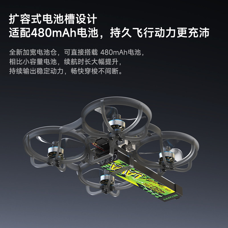 BETAFPV Meteor65 Pro II 機架FPV穿越機四軸飛行器航模圈圈配件