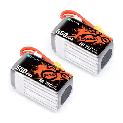 BETAFPV 550mAh6S lithium battery 4-5 inch UAV 75C traversing machine fpv 2 installation XT60 interface