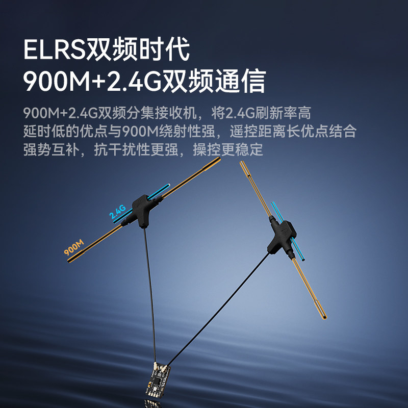 BETAFPV SuperX雙頻接收機ELRS真分集GemX 雙子座FPV穿越機遠航