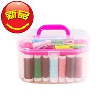 Suit box needle and thread household color thread for sewing clothes j box suit package free postage needle and thread box all colors included