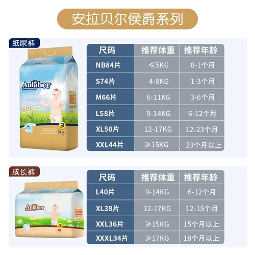 Anlaber Allabel Marquis Series Diapers Baby Diapers сухо