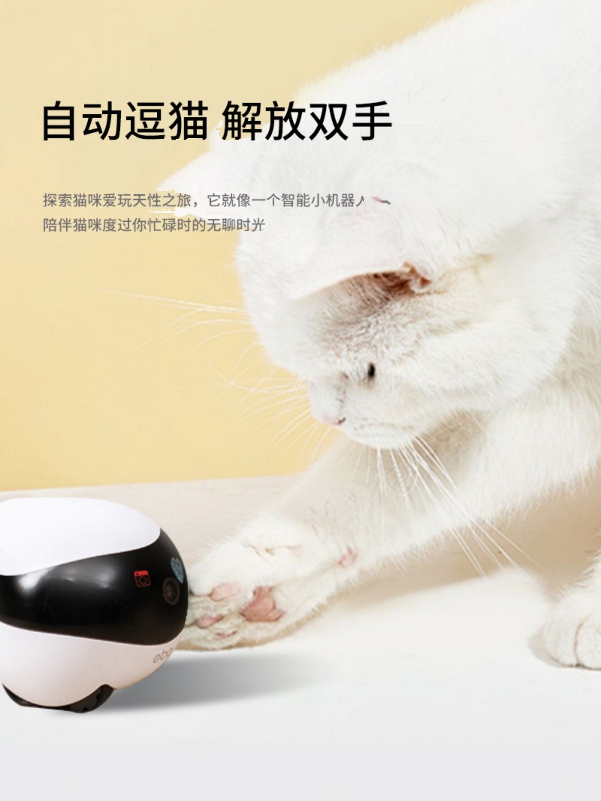 Ebo Can Be Used as a Mobile Camera Throughout the House, Wireless Camera, Home Smart Walking Rola Pet Monitoring Robot