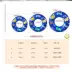 Thiết bị đàn ông và phụ nữ chơi trong nước bãi biển cứu sinh trẻ em dễ thương bơi vòng 9 cô gái mới bắt đầu tạo tác ngồi vòng trẻ em - Cao su nổi