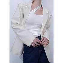 Sister Hu 2022 autumn and winter new Korean style loose long-sleeved suit jacket womens fashion design suit jacket