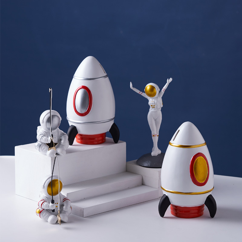 Nordic Astronauts Astronauts savings pocket living room desktop decoration change pocket pocket ornaments personality creativity