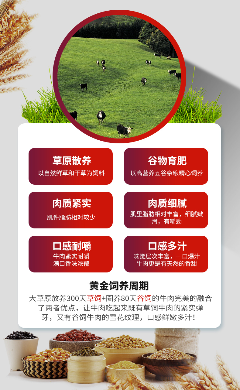 品秩 澳洲s级草饲眼肉 3斤 整条装 可免费切片 图8
