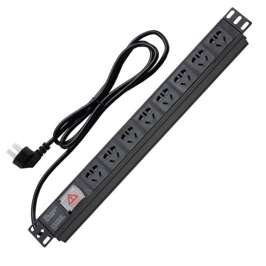 Aluminum alloy pdu cabinet socket 10a small row plug strip