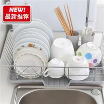 Bowl and chopsticks storage box water control bowl frame filter bowl and basket with cover bowl and chopsticks drying rack sink water filter c bowl basket tableware water filter